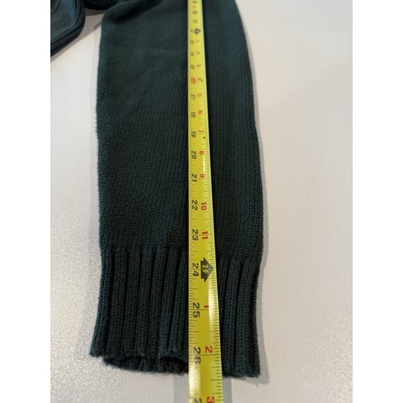 Polo Ralph Lauren Full Zip Sweater Men's L Hunter Green 100% Cotton Heritage - Picture 11 of 12